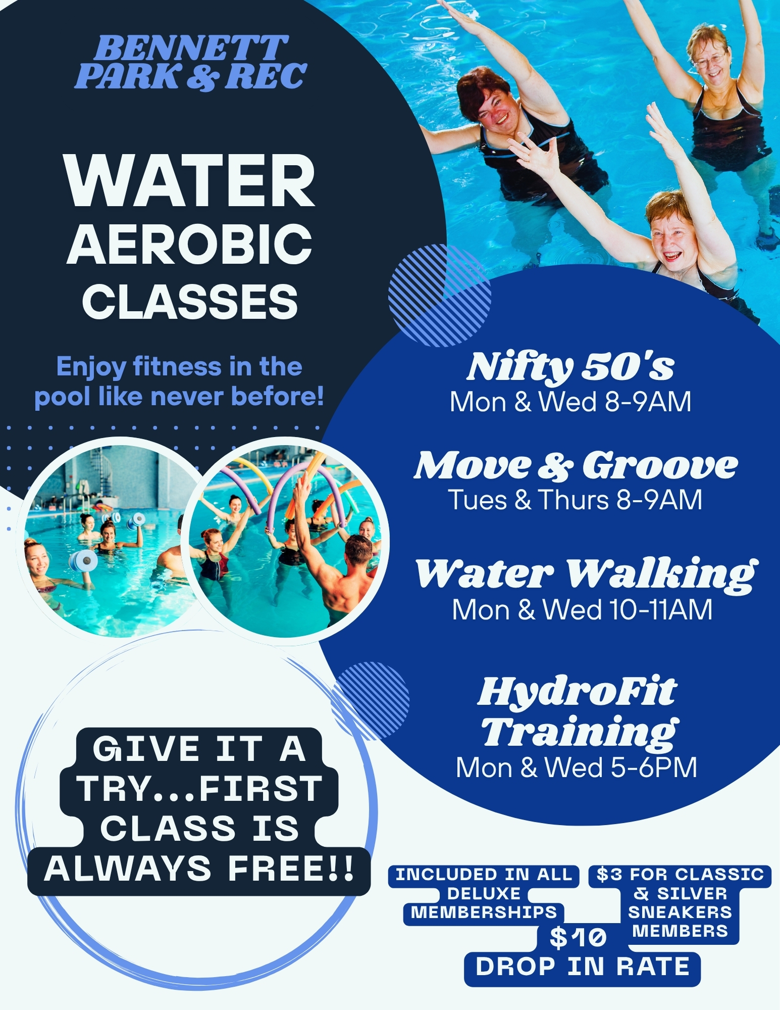 Water Aerobics Flyer